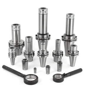 Lyndex-Nikken toolholding systems with holders, collets, and wrenches