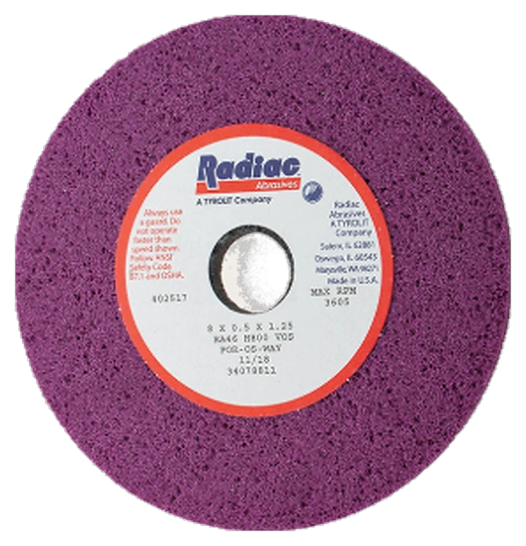 Radiac abrasive wheel